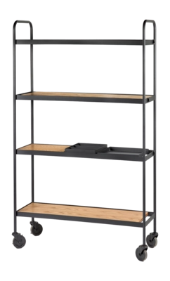 Désserte Serax Marie Furniture By Marie Michielssen Black Brown 100 x 35 x 170 cm