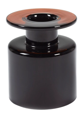 Vase Serax Wind & Fire By Marie Michielssen Black Brown S 18.5 x 18.5 x 22 cm