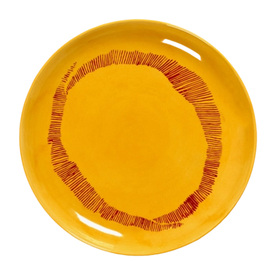 Ontbijtbord Serax Feast Tableware By Ottolenghi Yellow Red S 19 cm