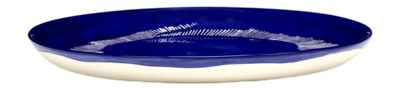 Dinerbord Serax Feast tableware by Ottolenghi Blue White 22,5 cm