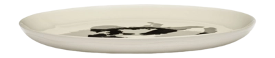 Dinerbord Serax Feast Tableware By Ottolenghi White Black L 26,5 cm