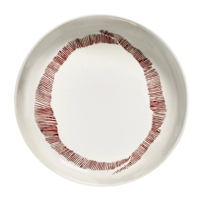 Dinner Plate Serax Feast Tableware By Ottolenghi White Red 22 cm