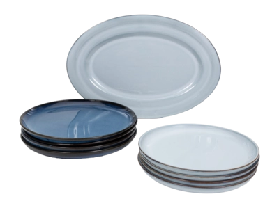 Bordenset Serax Pure Tableware By Pascale Naessens Blue (9-delig)