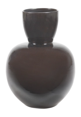 Vaas Serax Pure Interior By Pascale Naessens Black Brown S 24,5 x 24,5 x 39 cm