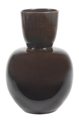 Vaas Serax Pure Interior By Pascale Naessens Black Brown M 28 x 28 x 45 cm