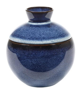 Pot met Deksel Serax Pure Interior By Pascale Naessens Dark Blue L 12 x 12 x 13 cm