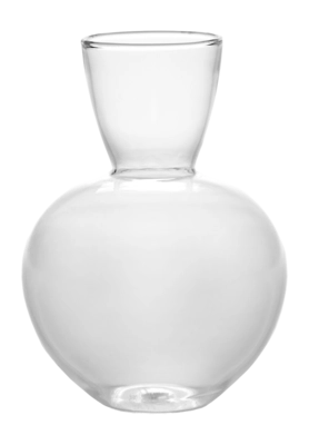Vase Serax Pure Interieur von Pascale Naessens Transparent L 9,2 x 9,2 x 12,9 cm