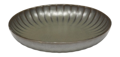 Diep Bord Serax Inku Tableware Green M 21 cm