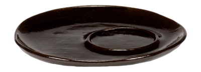 Untertasse Serax La Mère Tableware by Marie Michielssen Dark Brown 11 cm