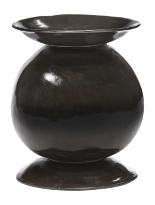 Vaas Serax La Mère Tableware By Marie Michielssen Dark Brown 20 x 20 x 24,5 cm