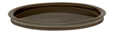 Assiette à Petit Déjeuner Serax Dune Tableware By Kelly Wearstler Dark Brown M 28 cm