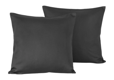 Sierkussenhoes De Witte Lietaer Olivia Ebony 40 x 40 cm (Set van 2)