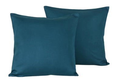 Housse de Coussin Décoratif De Witte Lietaer Olivia Lake Green 40 x 40 cm (Ensemble de 2)