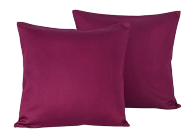 Kissenbezüge De Witte Lietaer Olivia Beet Red 40 x 40 cm (Set von 2)