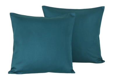 Housse de Coussin Décoratif De Witte Lietaer Olivia Smaragd Green 40 x 40 cm (Ensemble de 2)