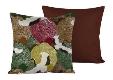 Housse De Coussin Décoratif De Witte Lietaer Goliath Bordeaux 40 x 40 cm (Ensemble de 2)