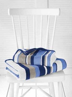 Badtextielset De Witte Lietaer Ophelia Blue Sky (Set van 2)