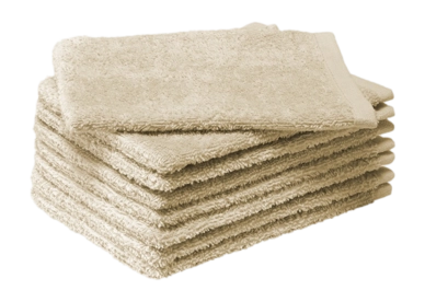 Gant de Toilette MOODIT Troy Sand (Lot de 8)