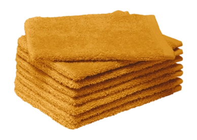 Washandje MOODIT Troy 16 x 21 cm Sunshine (Set van 8)