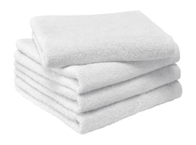 Serviette de Toilette MOODIT Troy White (Lot de 4)