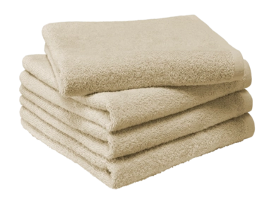 Serviette de Toilette MOODIT Troy Sand (Lot de 4)