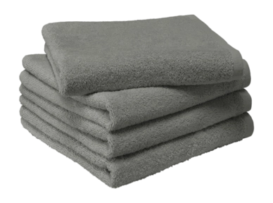 Serviette de Toilette MOODIT Troy Grey (Lot de 4)