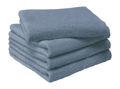 Serviette de Toilette MOODIT Troy Stone Blue (Lot de 4)
