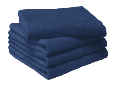 Serviette de Toilette MOODIT Troy Navy Blue (Lot de 4)