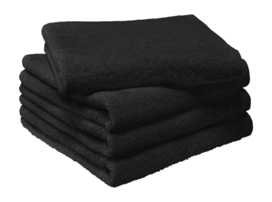 Handdoek MOODIT Troy 50 x 100 cm Black (Set van 4)