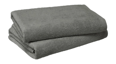 Douchelaken MOODIT Troy 70 x 140 cm Grey (Set van 2)