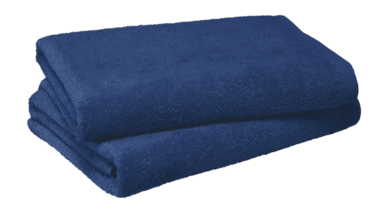 Douchelaken MOODIT Troy 70 x 140 cm Navy Blue (Set van 2)