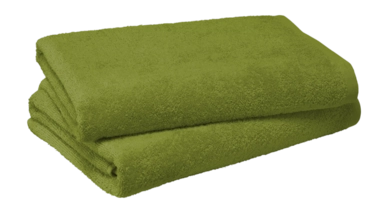 Douchelaken MOODIT Troy 70 x 140 cm Cactus (Set van 2)