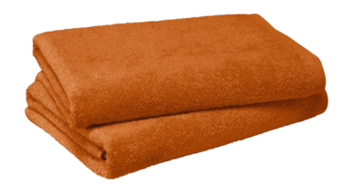 Douchelaken MOODIT Troy 70 x 140 cm Bronze (Set van 2)
