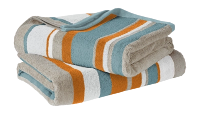 Handdoek De Witte Lietaer Ophelia Copar (50 x 100 cm) (Set van 2)
