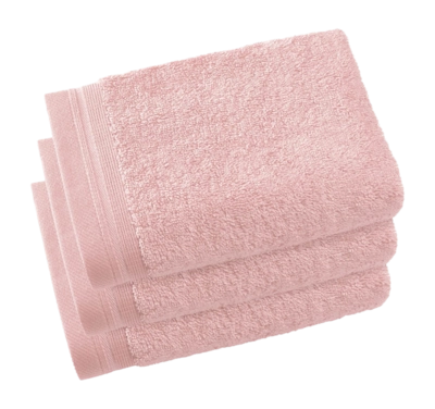 Asciugamano per ospiti De Witte Lietaer Contessa 40 x 60 cm, 3 pezzi, Rosa perla