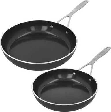 Frying Pan Set Demeyere Alu Industry 3 Ceraforce 24 + 28 cm