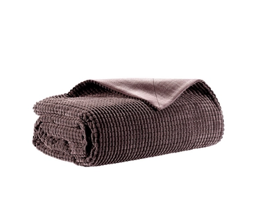 Plaid Home Living Noples Soft Touch Brown