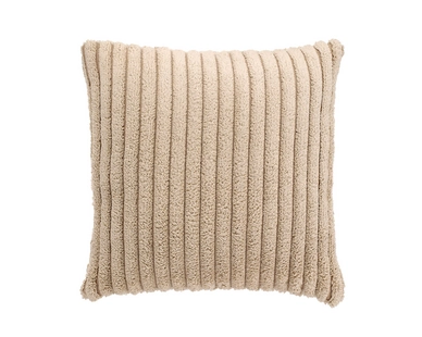 Sierkussen Home Living RIB Soft Touch Sand (45 x 45 cm)