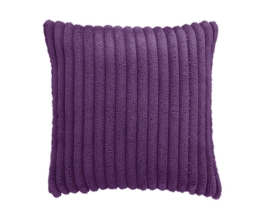 Sierkussen Home Living RIB Soft Touch Purple (45 x 45 cm)