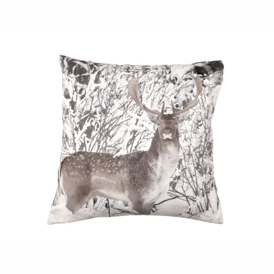 Sierkussen Home Living Deer Grey (45 x 45 cm)