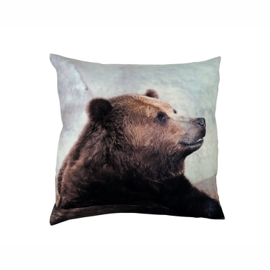 Sierkussen Home Living Bear Grey (45 x 45 cm)