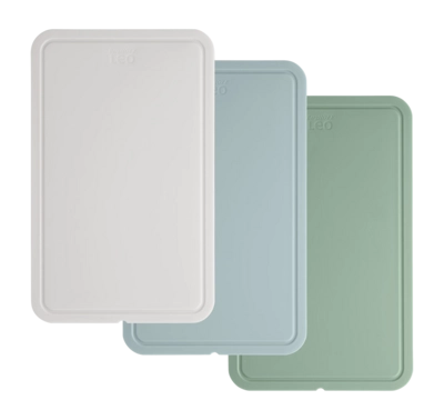 Set 3 Taglieri in plastica con bordo BergHOFF Leo Legacy 32 x 20 cm, Forest / Spirit / Slate