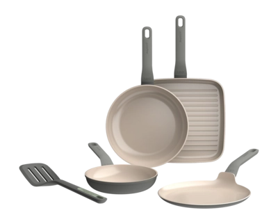 Pan Set Non-Stick with Spatula BergHOFF Leo Line (4 pc)