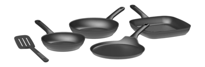 Koekenpan Set Non-Stick with Spatula BergHOFF DiNA Line Helix (4 pc)