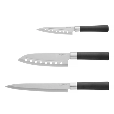 Set 3 Coltelli da cucina in Acciaio Inox BergHOFF DiNa Codon, Varie misure
