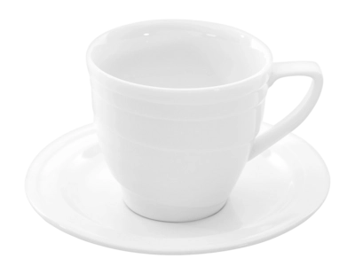 Espressotasse mit Untertasse BergHOFF Essentials White (2-teilig)