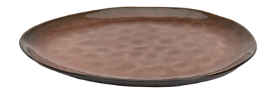 Dinerbord Serax Pure Tableware By Pascale Naessens Black Brown L 27,5 x 23 cm