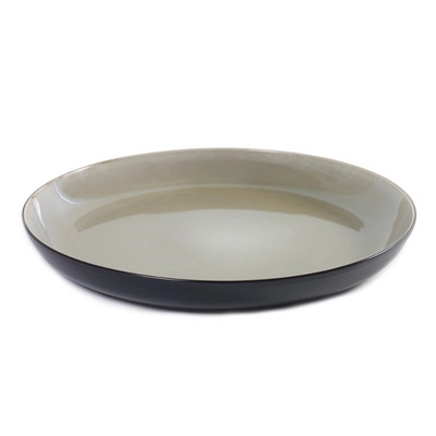 Serveerbord Serax Pure Tableware By Pascale Naessens Black Grey L 29,6 cm