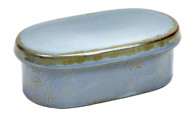 Butterdose Serax Terres De Rêves Tableware by Anita Le Gr Smoky Blue 14,5 x 8,5 x 5 cm