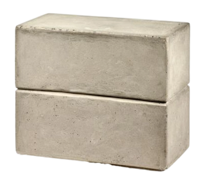 Hocker Serax Pawn by Marie Michielssen Grey 50 x 25 x 42 cm